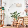 Bassagoda Staande lamp Chroom, Zwart, 1-licht