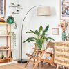 Bassagoda Staande lamp Chroom, Zwart, 1-licht