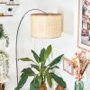 Sabadim Staande lamp Chroom, Zwart, 1-licht