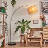 Sabadim Staande lamp Chroom, Zwart, 1-licht