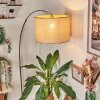 Sabadim Staande lamp Chroom, Zwart, 1-licht