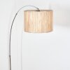 Bongal Staande lamp Chroom, Zwart, 1-licht