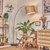 Bongal Staande lamp Chroom, Zwart, 1-licht