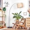Bongal Staande lamp Chroom, Zwart, 1-licht