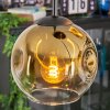 Ripoll Hanglamp, Kogellampje, Cluster hanglamp Goud, Duidelijk, 4-lichts