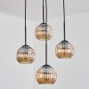 Ripoll Hanglamp, Kogellampje, Cluster hanglamp Amber, 4-lichts Ripoll Hanglamp, Kogellampje, Cluster hanglamp Amber, 4-lichts