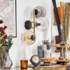 Koyoto Kogellampje, Wandlamp Goud, Zwart, 3-lichts