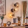 Koyoto Kogellampje, Wandlamp Goud, Zwart, 3-lichts