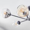 Koyoto Plafondlamp, Kogellampje 78 cm Amber, Duidelijk, Rookkleurig, 6-lichts