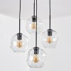 Ripoll Hanglamp, Kogellampje, Cluster hanglamp Duidelijk, 4-lichts