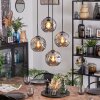 Ripoll Hanglamp, Kogellampje, Cluster hanglamp Rookkleurig, 4-lichts