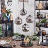 Ripoll Hanglamp, Kogellampje, Cluster hanglamp Rookkleurig, 4-lichts