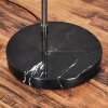 Bassagoda Staande lamp, Booglampen Nikkel mat, Zwart, 1-licht, Stoffen lampenkap