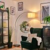Bassagoda Staande lamp Nikkel mat, Zwart, 1-licht