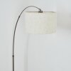 Bassagoda Staande lamp Nikkel mat, Zwart, 1-licht