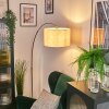 Bassagoda Staande lamp Nikkel mat, Zwart, 1-licht