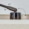 Bassagoda Staande lamp Chroom, Zwart, 1-licht