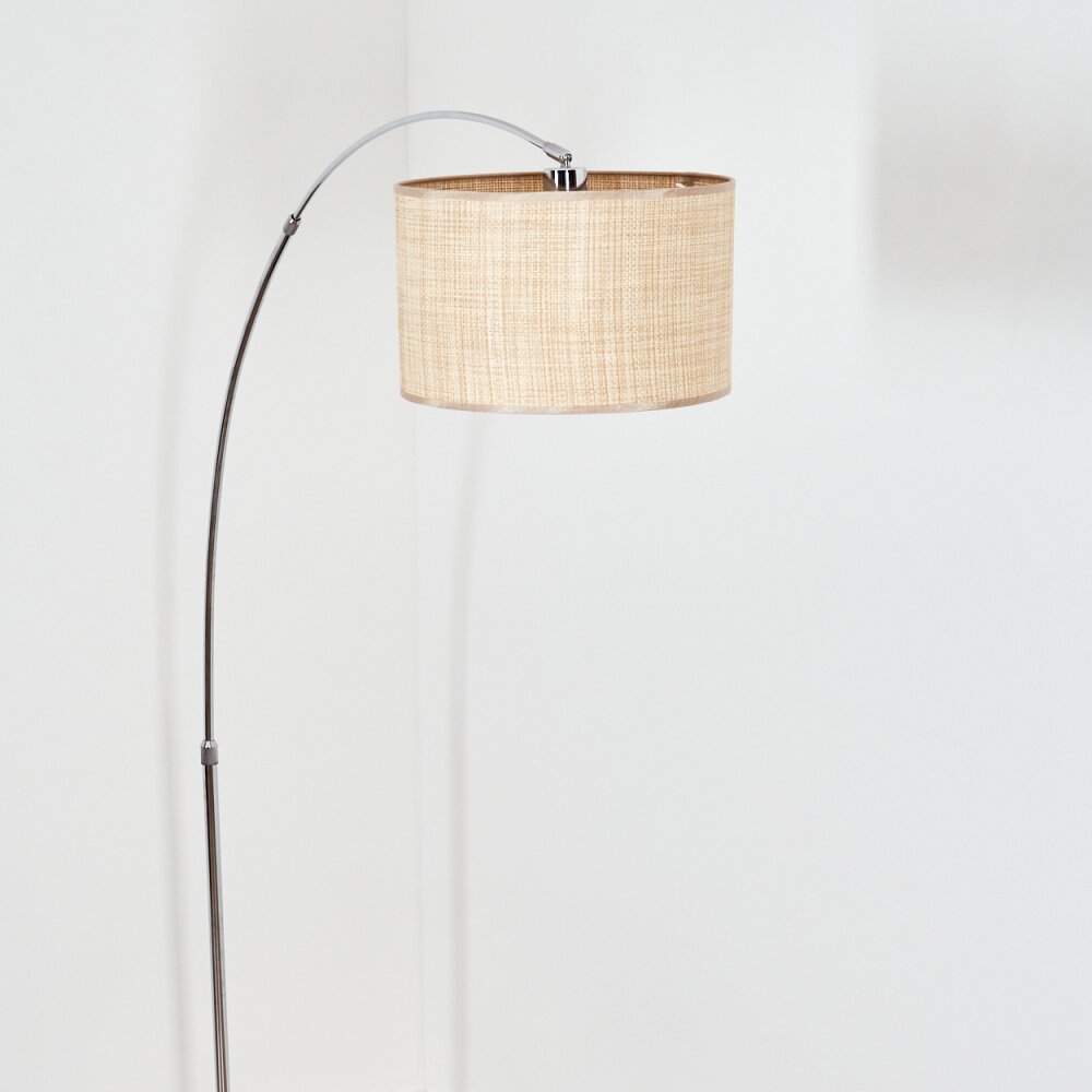 Sabadim Staande lamp Chroom, Zwart, 1-licht