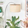 Sabadim Staande lamp Chroom, Zwart, 1-licht