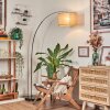 Sabadim Staande lamp Chroom, Zwart, 1-licht