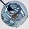 Ripoll Plafondlamp, Kogellampje Blauw, Goud, Koperkleurig, 5-lichts