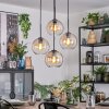Koyoto Hanglamp, Kogellampje, Cluster hanglamp Amber, Duidelijk, 4-lichts