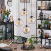 Koyoto Hanglamp, Kogellampje, Cluster hanglamp Amber, Duidelijk, 4-lichts
