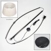 Bassagoda Staande lamp Chroom, Zwart, 1-licht