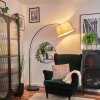Bassagoda Staande lamp Chroom, Zwart, 1-licht