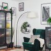 Bassagoda Staande lamp Chroom, Zwart, 1-licht