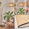 Ramila Staande lamp Chroom, Zwart, 1-licht