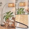 Ramila Staande lamp Chroom, Zwart, 1-licht