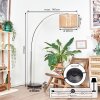 Barcos Staande lamp Chroom, Zwart, 1-licht