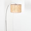 Barcos Staande lamp Chroom, Zwart, 1-licht