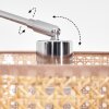 Barcos Staande lamp Chroom, Zwart, 1-licht