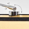 Chellas Staande lamp Chroom, Zwart, 1-licht