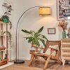 Chellas Staande lamp Chroom, Zwart, 1-licht