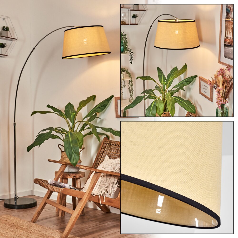 Chellas Staande lamp Chroom, Zwart, 1-licht main product photo