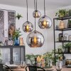Koyoto Hanglamp, Kogellampje, Cluster hanglamp Chroom, Rookkleurig, 4-lichts Koyoto Hanglamp, Kogellampje, Cluster hanglamp Chroom, Rookkleurig, 4-lichts