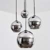 Koyoto Hanglamp, Kogellampje, Cluster hanglamp Chroom, Rookkleurig, 4-lichts Koyoto Hanglamp, Kogellampje, Cluster hanglamp Chroom, Rookkleurig, 4-lichts