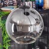 Koyoto Hanglamp, Kogellampje, Cluster hanglamp Duidelijk, Rookkleurig, 4-lichts