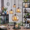 Koyoto Hanglamp, Kogellampje, Cluster hanglamp Amber, 4-lichts