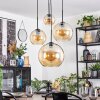 Koyoto Hanglamp, Kogellampje, Cluster hanglamp Amber, 4-lichts