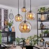 Koyoto Kogellampje, Cluster hanglamp Amber, 4-lichts