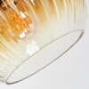 Koyoto Plafondlamp, Kogellampje 78 cm Blauw, Goud, Groen, 6-lichts