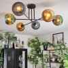 Koyoto Plafondlamp, Kogellampje 78 cm Blauw, Goud, Groen, 6-lichts