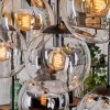 Gastor Hanglamp, Kogellampje, Hanglamp Amber, Chroom, Duidelijk, Rookkleurig, 8-lichts