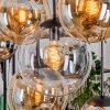 Gastor Hanglamp, Kogellampje, Hanglamp Amber, Chroom, Duidelijk, Rookkleurig, 8-lichts Gastor Hanglamp, Kogellampje, Hanglamp Amber, Chroom, Duidelijk, Rookkleurig, 8-lichts