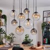Gastor Hanglamp, Kogellampje, Hanglamp Amber, Duidelijk, Rookkleurig, 8-lichts