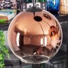 Koyoto Hanglamp, Kogellampje, Cluster hanglamp Duidelijk, Koperkleurig, 4-lichts